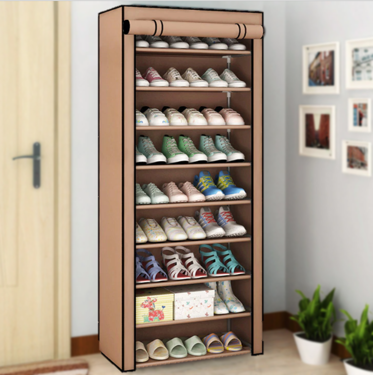 Portable Shoe Storage Rack 9 Levels Easy assembly – Supermenu